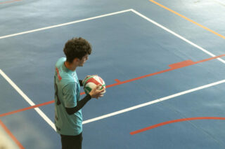 Enquadrat en la pista de vòlei