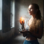 Retrato con luz de estudio